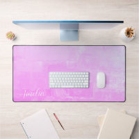Bright Pink Abstract Textured