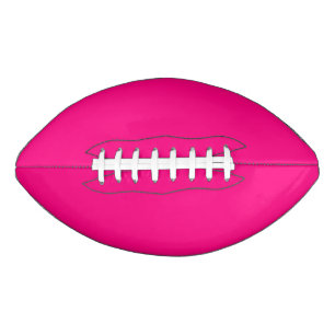 Bright Pink American Football