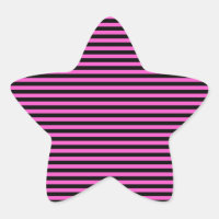 Bright Pink and Black Stripes