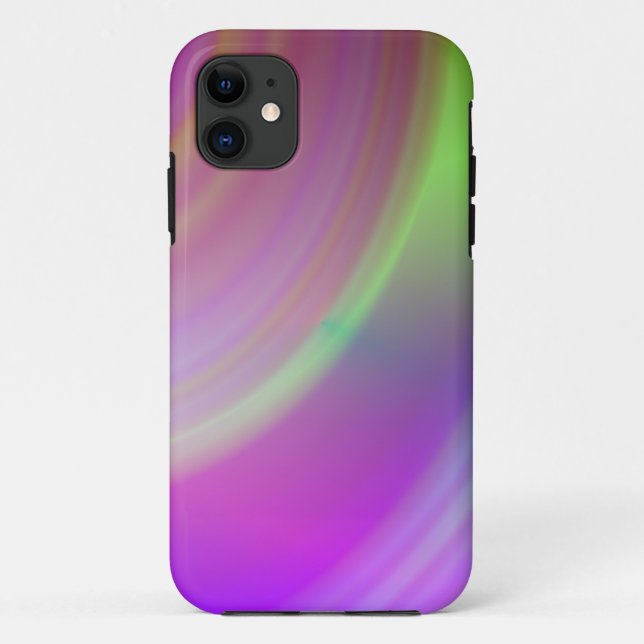 bright pink and green Case-Mate iPhone case (Back)