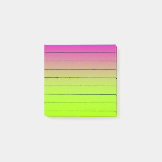 Bright Pink and Green Post-it Notes