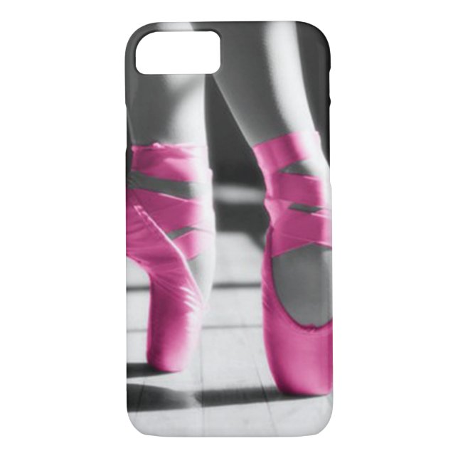 Bright Pink Ballet Shoes Case-Mate iPhone Case (Back)