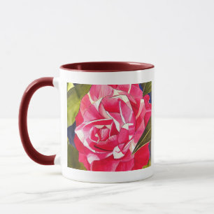Bright pink Camellia flower Mother's Day mug