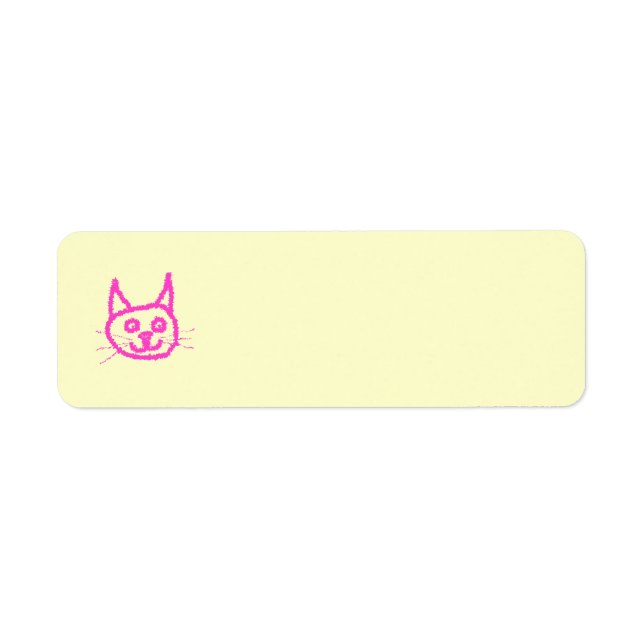 Bright Pink Cat (Front)