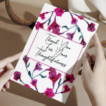 Bright Pink Floral Watercolor Wedding