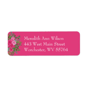 Bright Pink Floral Wedding