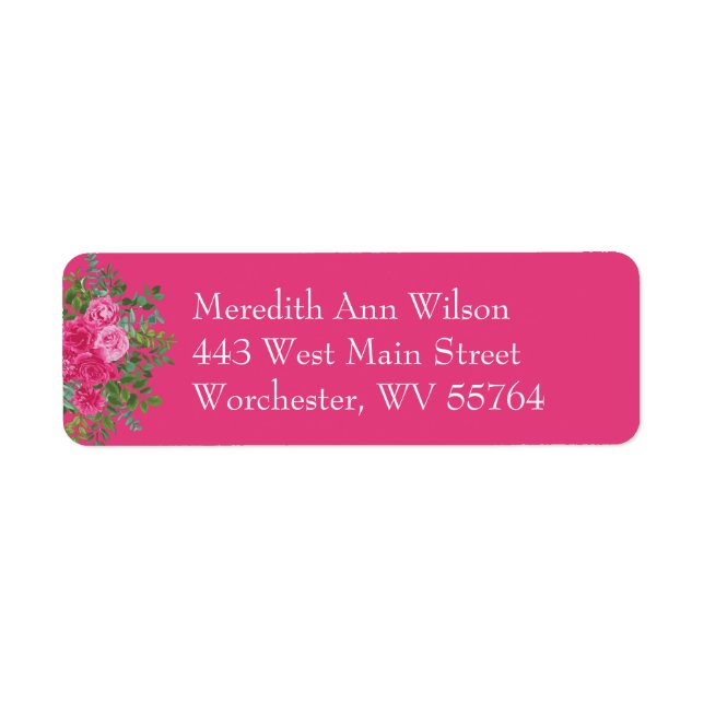 Bright Pink Floral Wedding (Front)