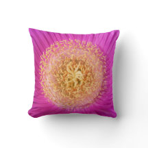 Bright Pink Flower Centre Pillow