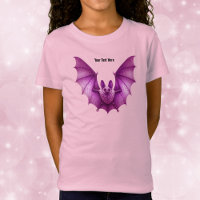 Bright Pink Flying Halloween Spooky Fun Bat
