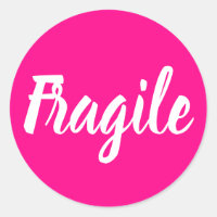 Bright pink fragile trendy modern business
