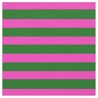 Bright pink, Island green stipe, stripes Fabric