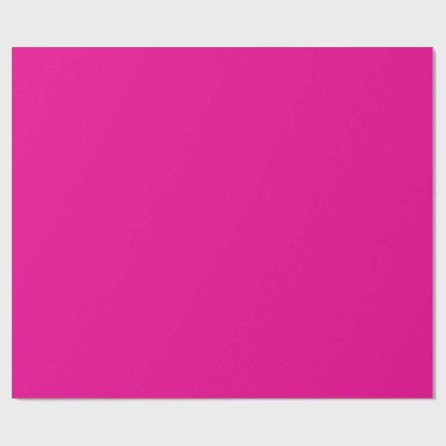 Bright Pink Notebook Cover Wrapping Paper (Flat)