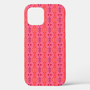 Bright Pink Orange Ladies Birthday Gift Mobile iPhone 12 Case