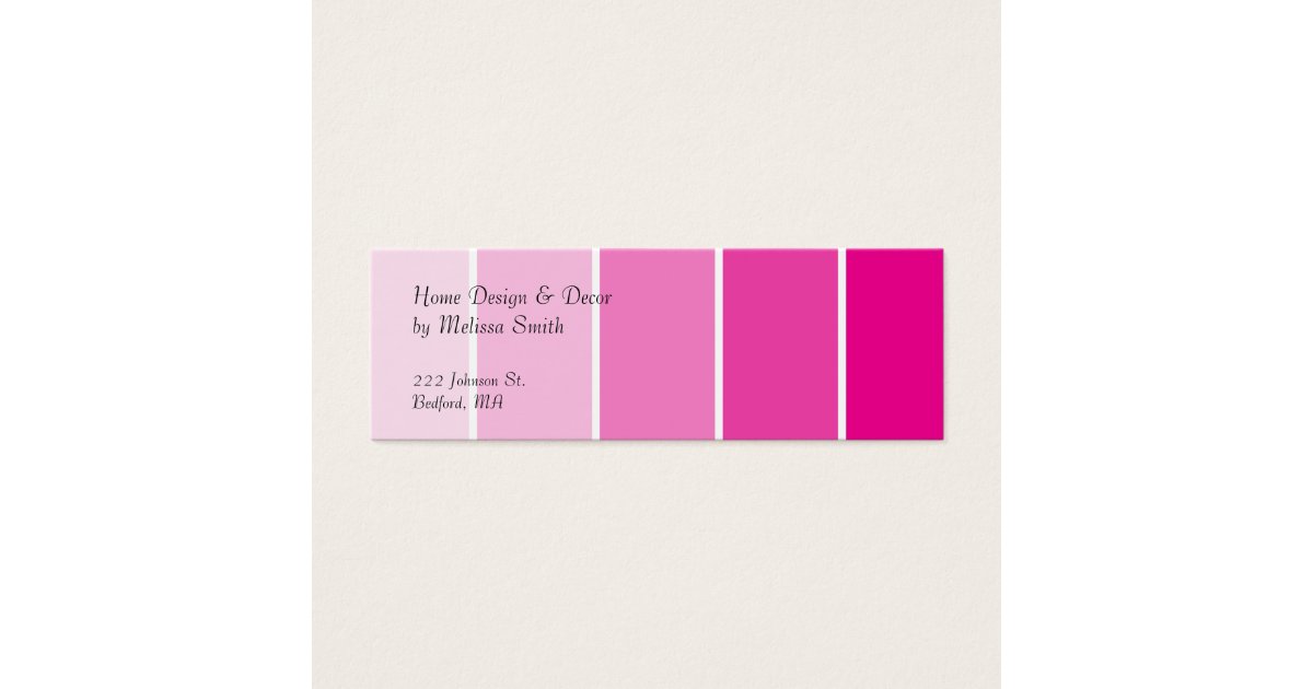 Bright Pink Paint Samples Zazzle