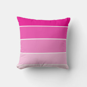 Bright Pink Paint Samples Cushion