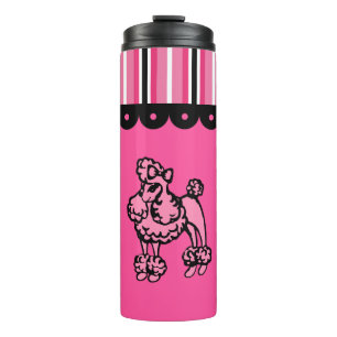 Bright Pink Poodle Mug