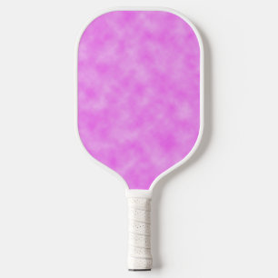 Bright Pink Purple Cloudy Pattern Design Pickleball Paddle