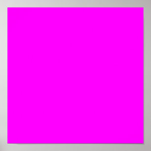 Bright Pink Purple Poster