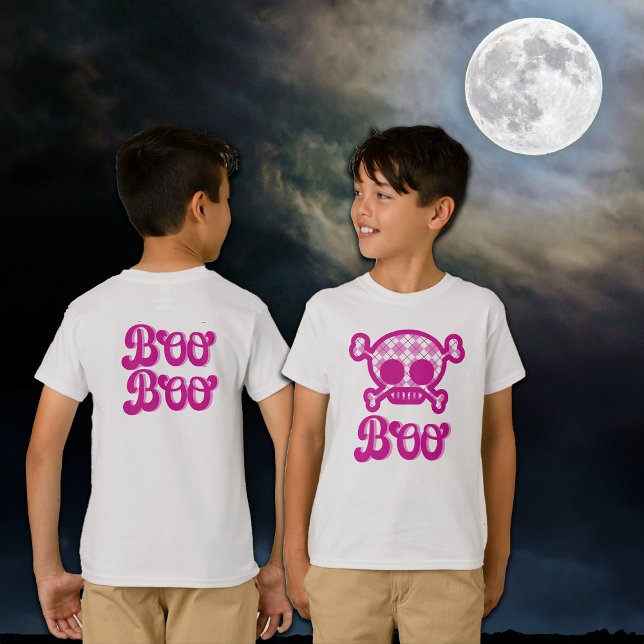 Bright Pink Skull Halloween  T-Shirt (Creator Uploaded)