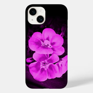 Bright Pink Tropical Flowers Case-Mate iPhone 14 Case