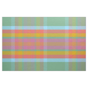 Bright Plaid AG Fabric