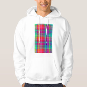 Bright Plaid Hoodie