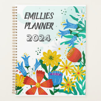 Bright planner for girl