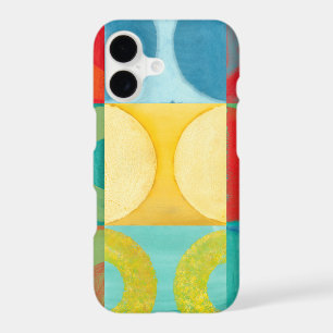 Bright Pop Art with Circles and Squares