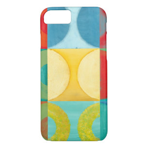 Bright Pop Art with Circles and Squares iPhone 8/7 Case