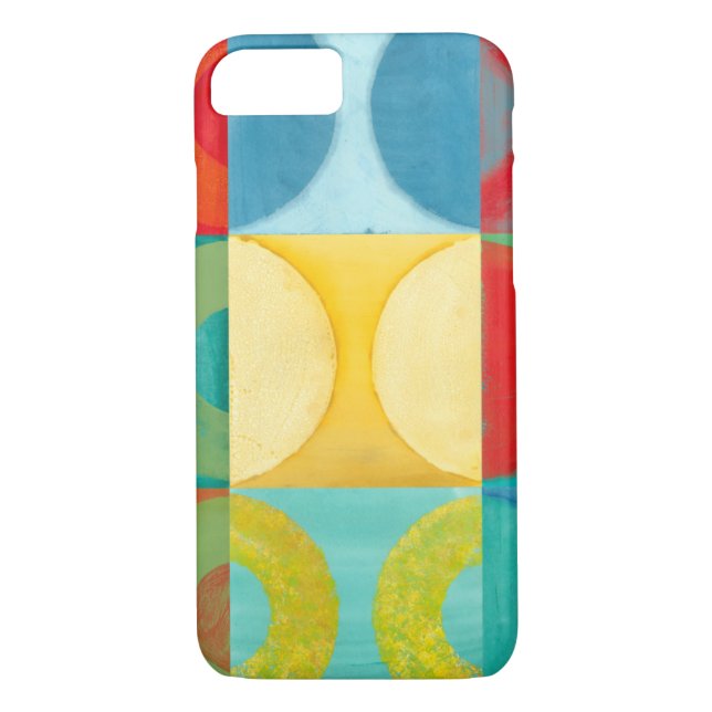 Bright Pop Art with Circles and Squares Case-Mate iPhone Case (Back)