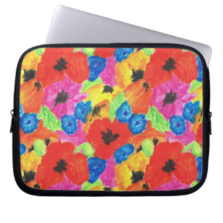 Bright Poppies and Cornflowers Laptop Sleeve