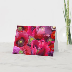 Bright Poppy  Card