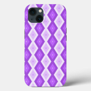 Bright purple diamond pattern Case-Mate iPhone cas iPhone 13 Case