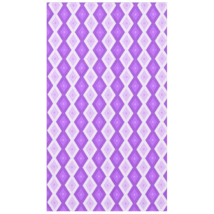 Bright purple diamond pattern tablecloth