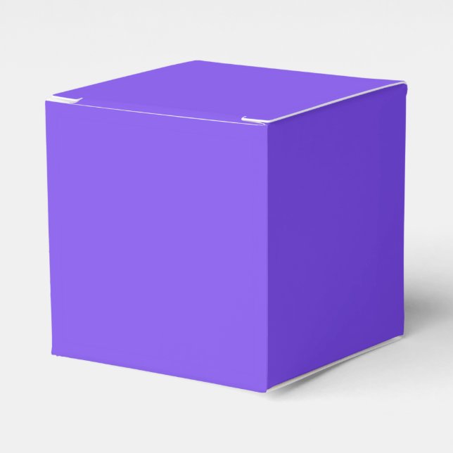 Bright Purple Favour Box (Front Side)