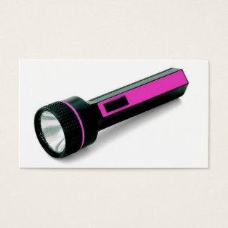 bright purple flashlight