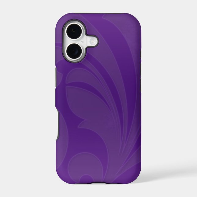 Bright Purple Flourish (Back)