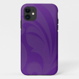 Bright Purple Flourish iPhone 11 Case