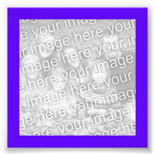 Bright Purple Frame Photo Print