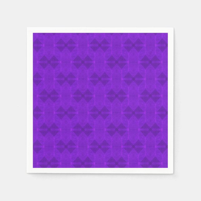 Bright purple geometric texture. napkin (Front)