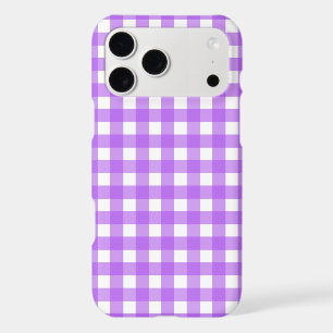 Bright purple gingham