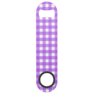 Bright purple gingham