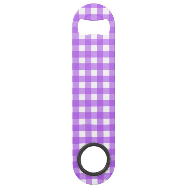 Bright purple gingham (Front)