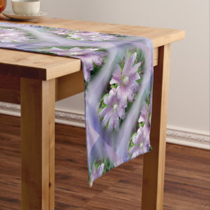 Bright purple long table runner
