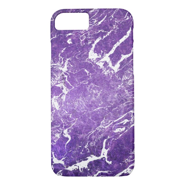 bright purple marble pattern Case-Mate iPhone case (Back)