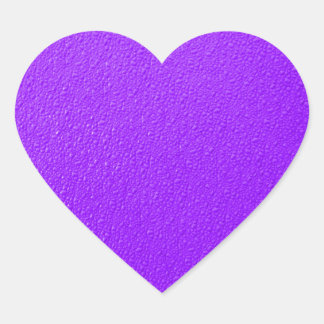 Bright Purple Neon Trendy Colours Heart Sticker