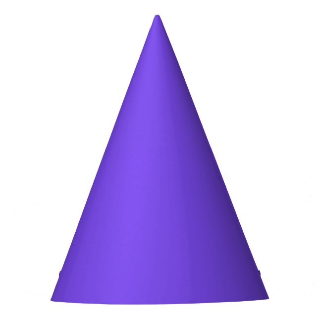 Bright Purple Party Hat (Front)