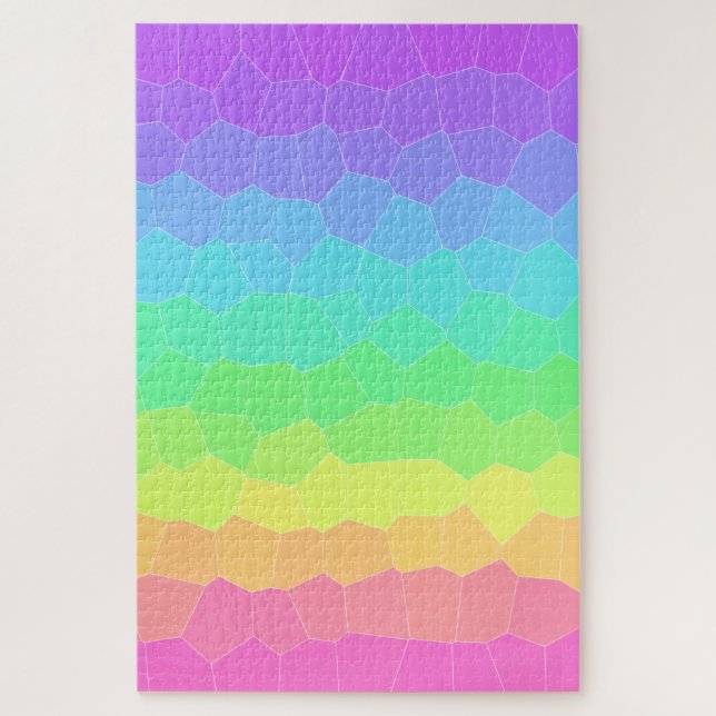 Bright Rainbow Challenging Puzzle (Vertical)