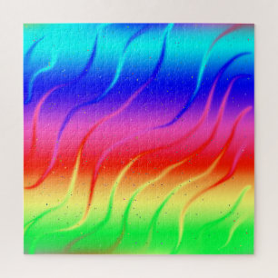 Bright Rainbow Colors Jigsaw Puzzle