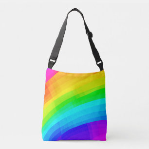 Bright Rainbow Crossbody Bag